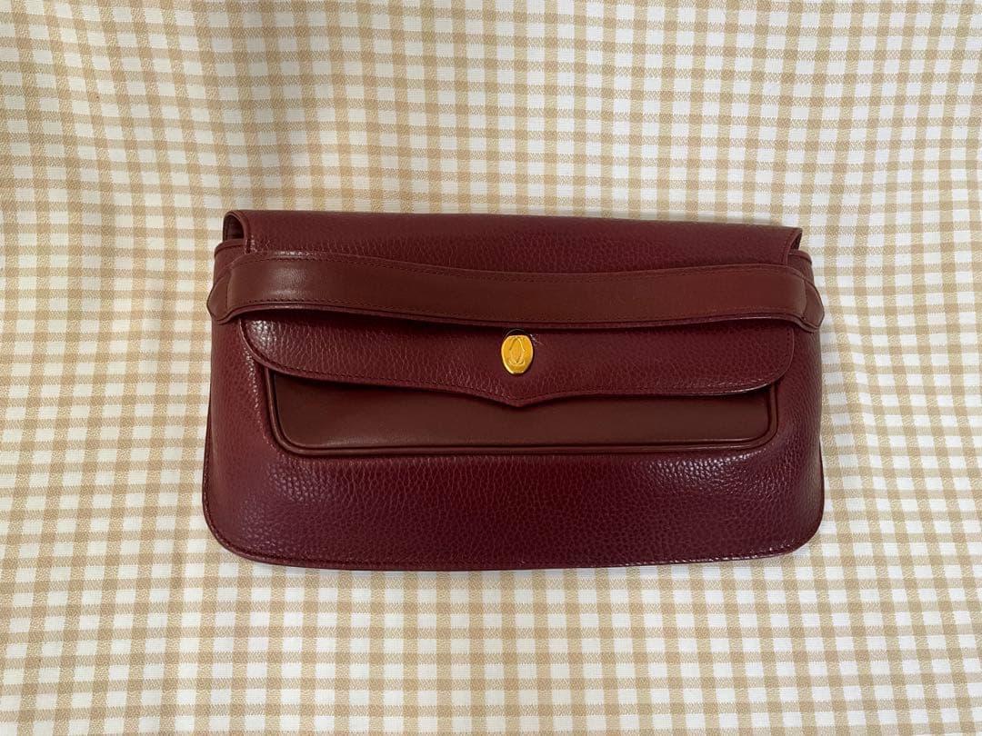 ⭐️美品⭐️カルティエ マストライン ボルドー クラッチバッグ ⭐️セカンドバッグ