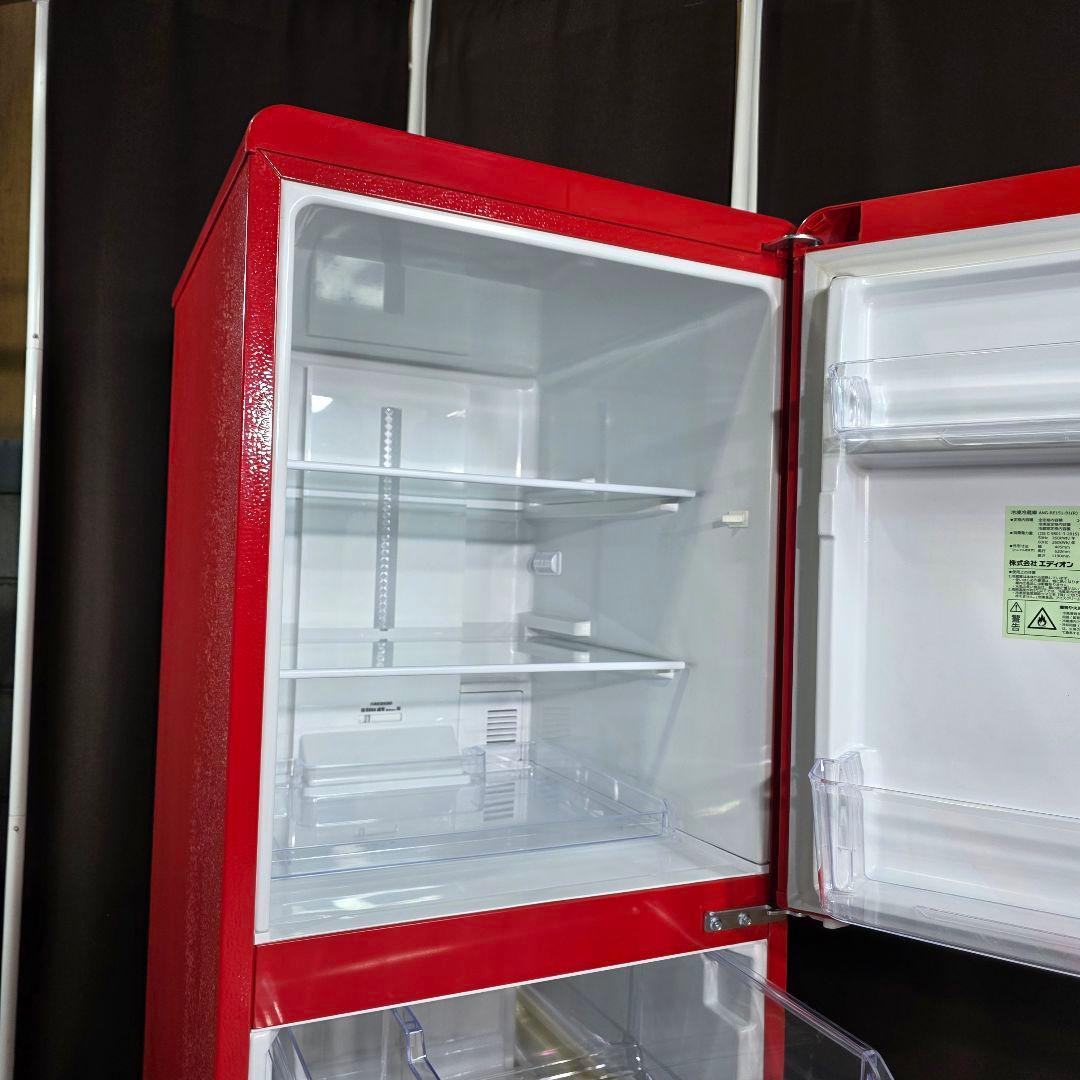 9707送料無料！レトロデザイン！eangle 2ドア 冷蔵庫