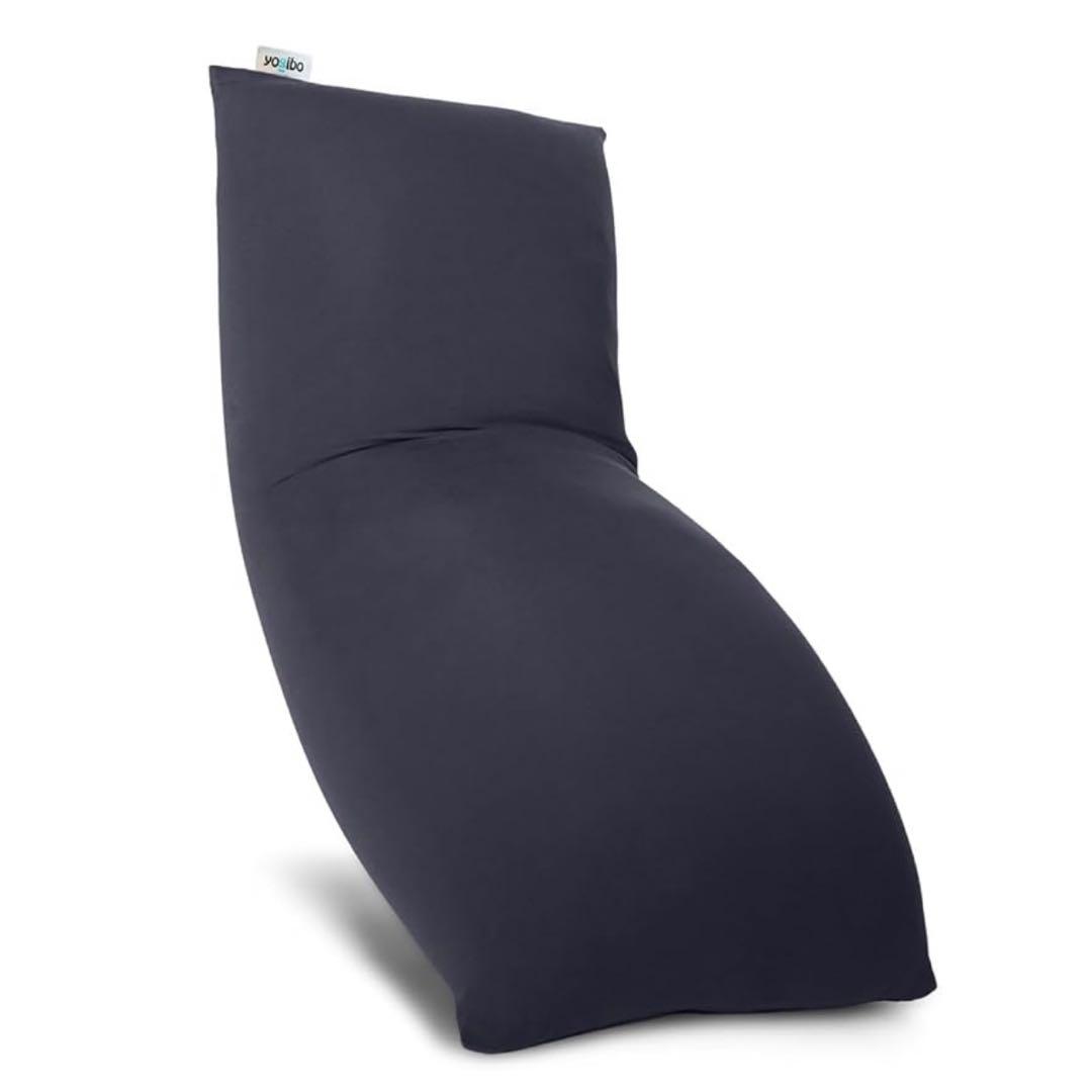 Yogibo maxネイビー ビーズクッション 流線型デザイン