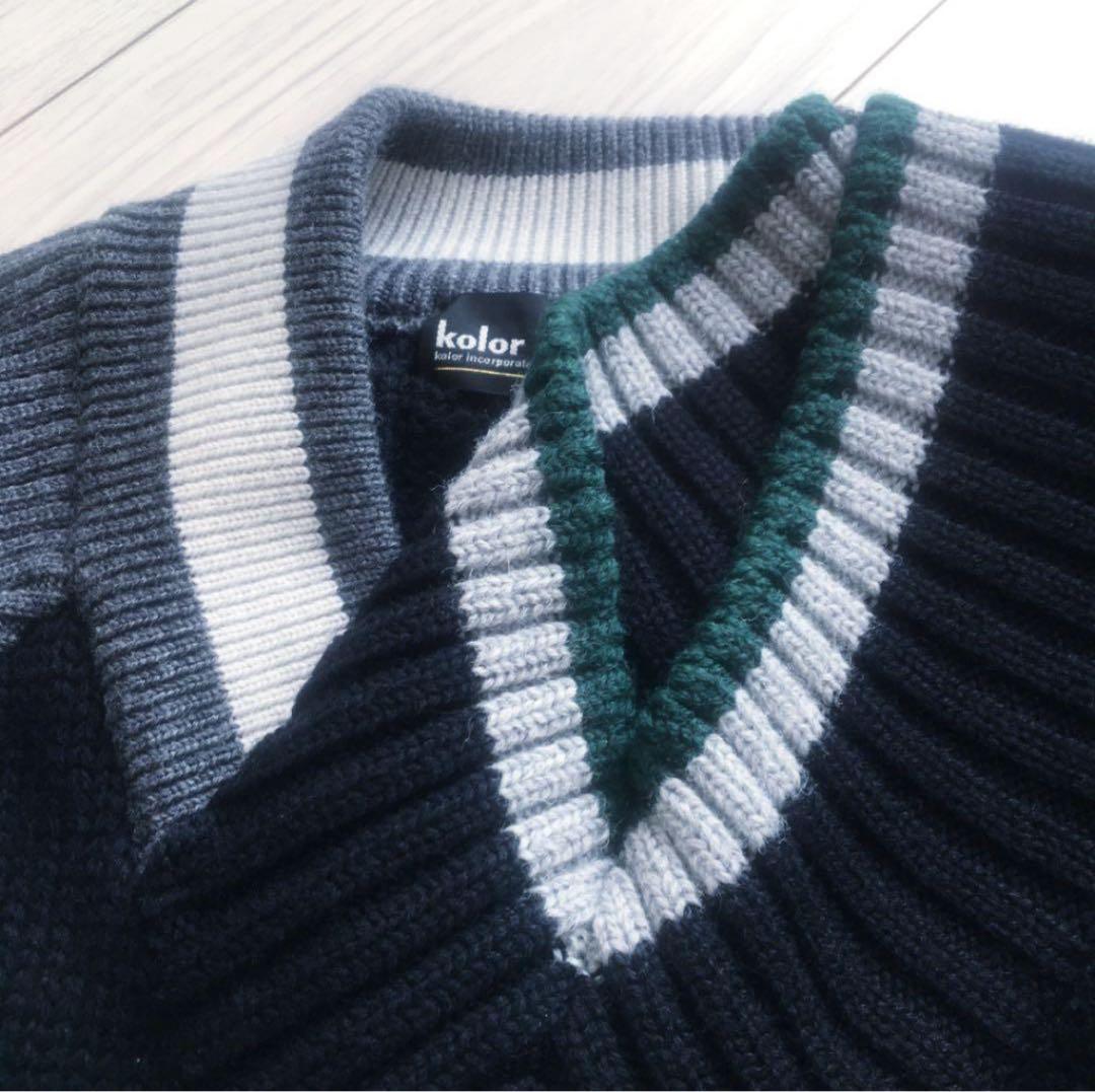 kolor 21aw クレイジーパターンニット　サイズ1