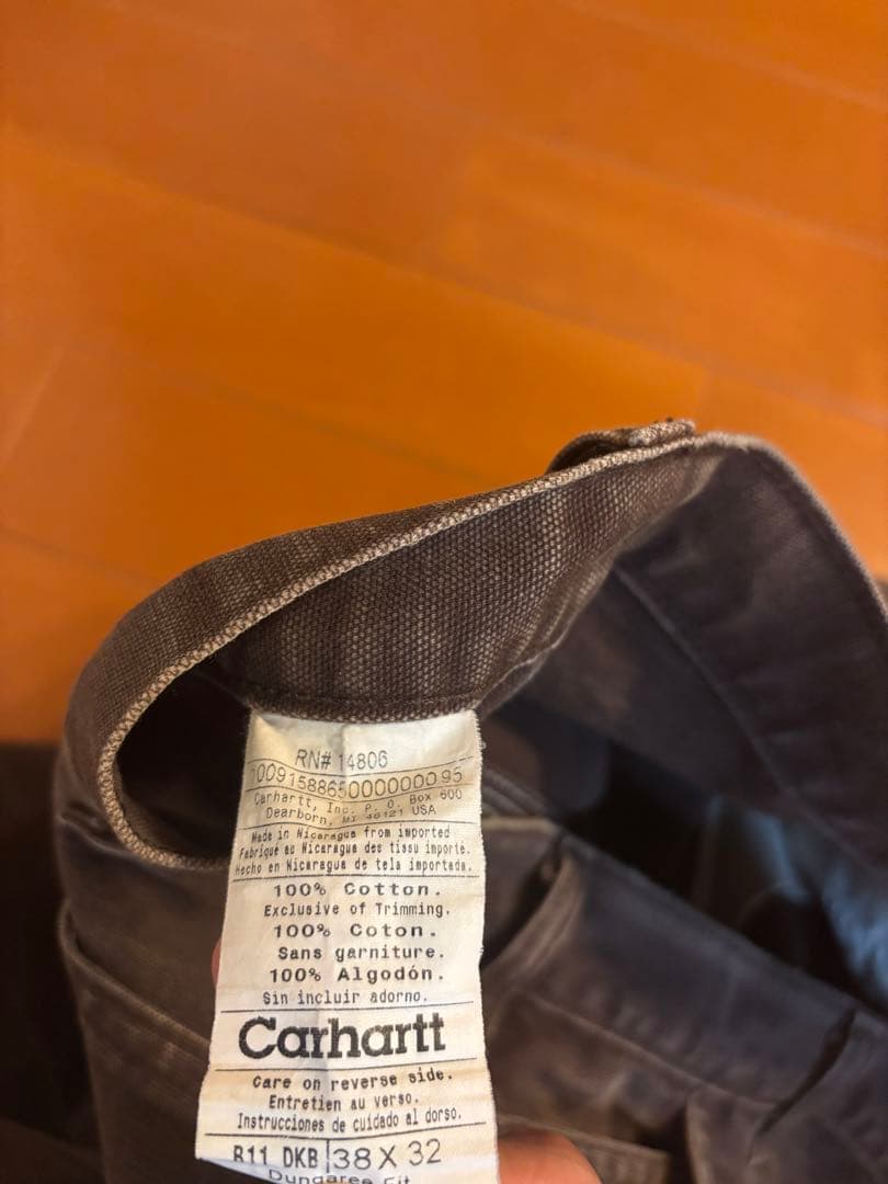 2009年製 Carhartt B11 DKB ペインターパンツ 38×32
