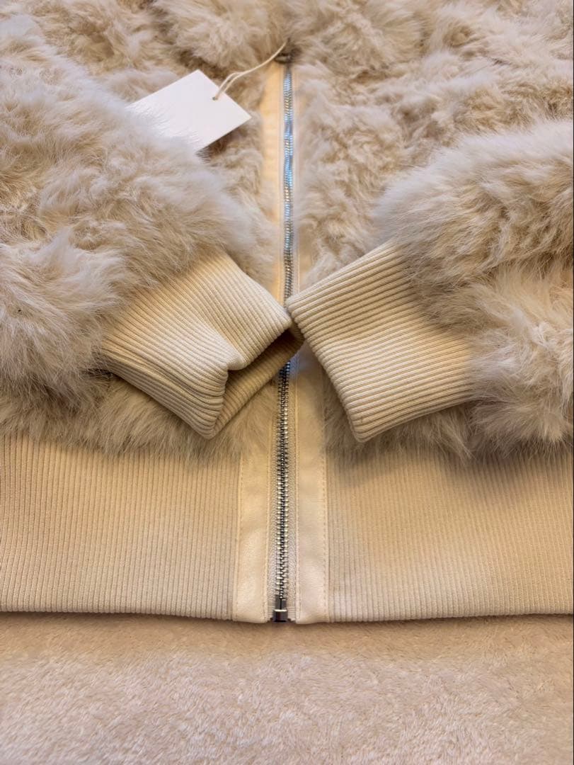 ZARA ザラ フェイクファーボンバージャケット S