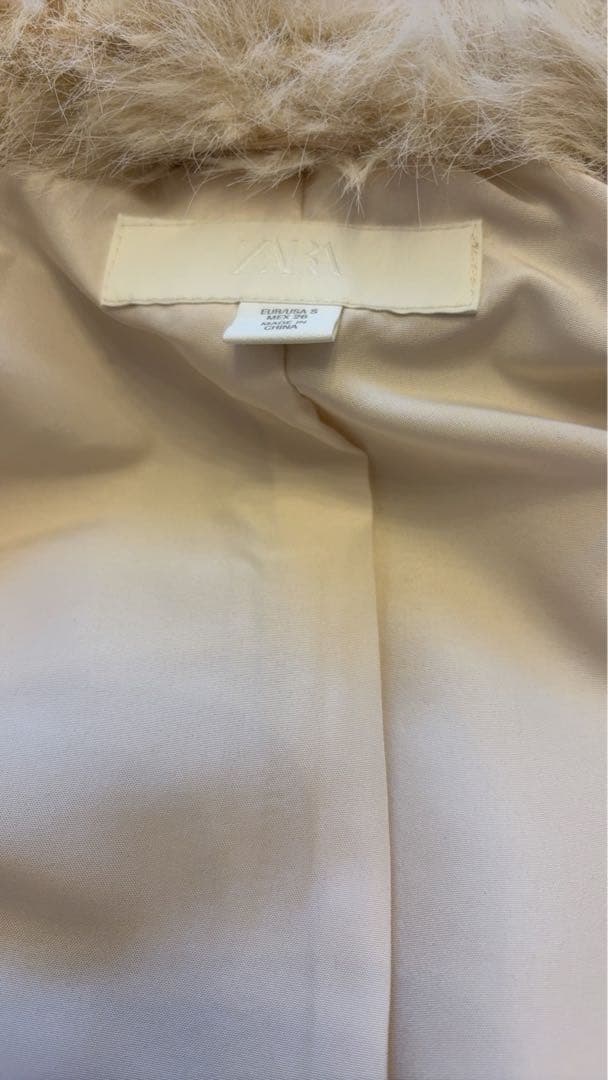 ZARA ザラ フェイクファーボンバージャケット S