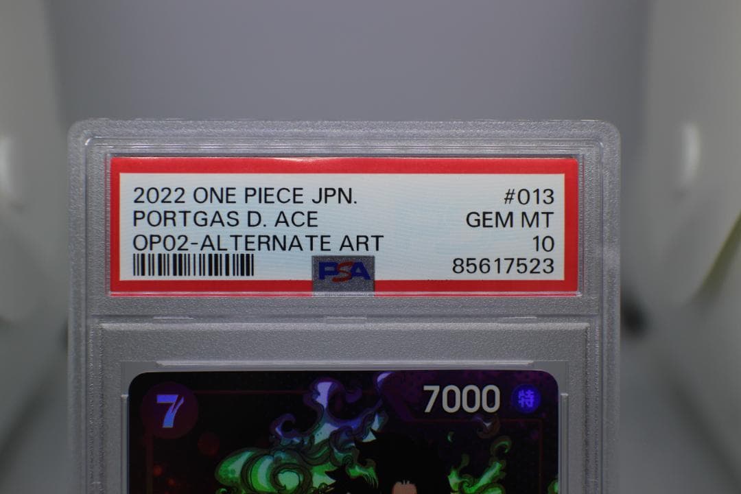 【PSA10】ポートガス・D・エース GEM MT OP02-013 SR