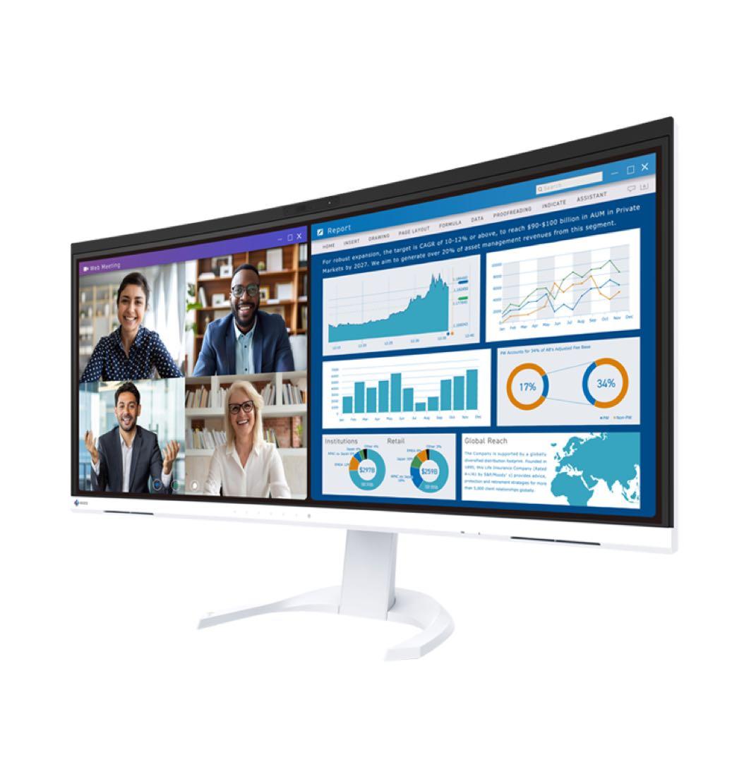 EIZOウルトラワイド曲面モニター | FlexScan EV3450XC