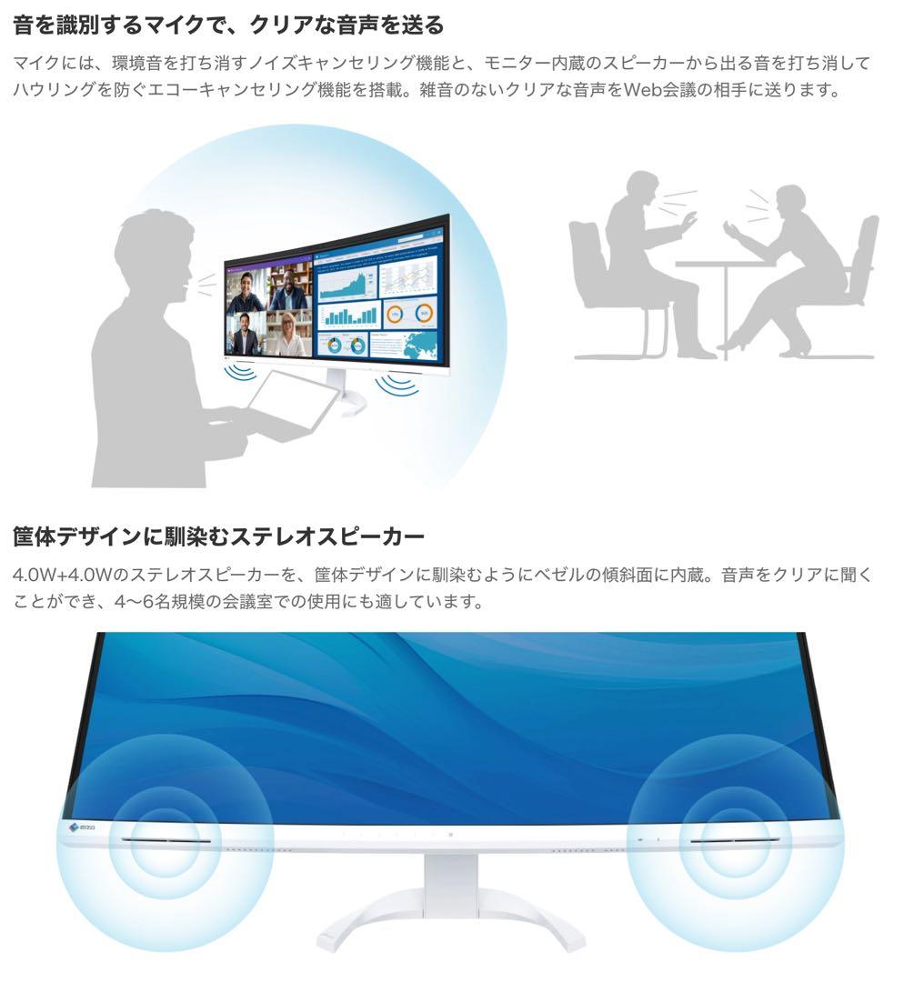 EIZOウルトラワイド曲面モニター | FlexScan EV3450XC