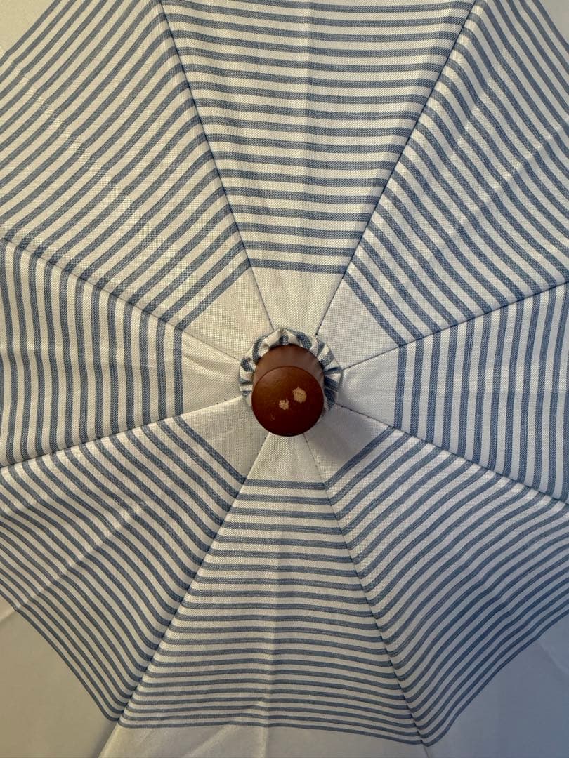 サンバリア 100 折りたたみ日傘 2段折 ボーダー