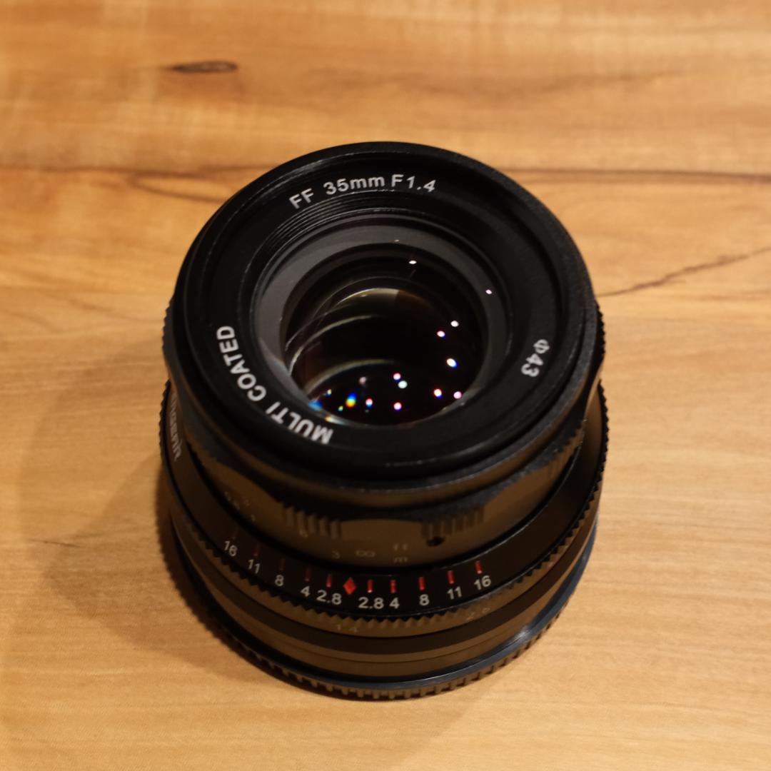 PERGEAR 35mm F1.4 マニュアルフォーカスレンズ Eマウント