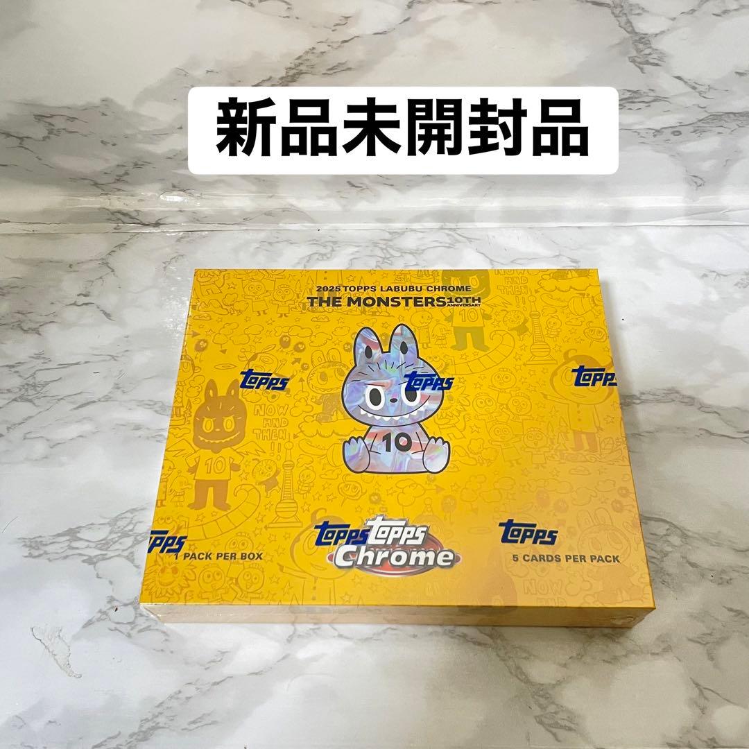 【新品未開封品】2025 Topps Chrome Labubu 1box