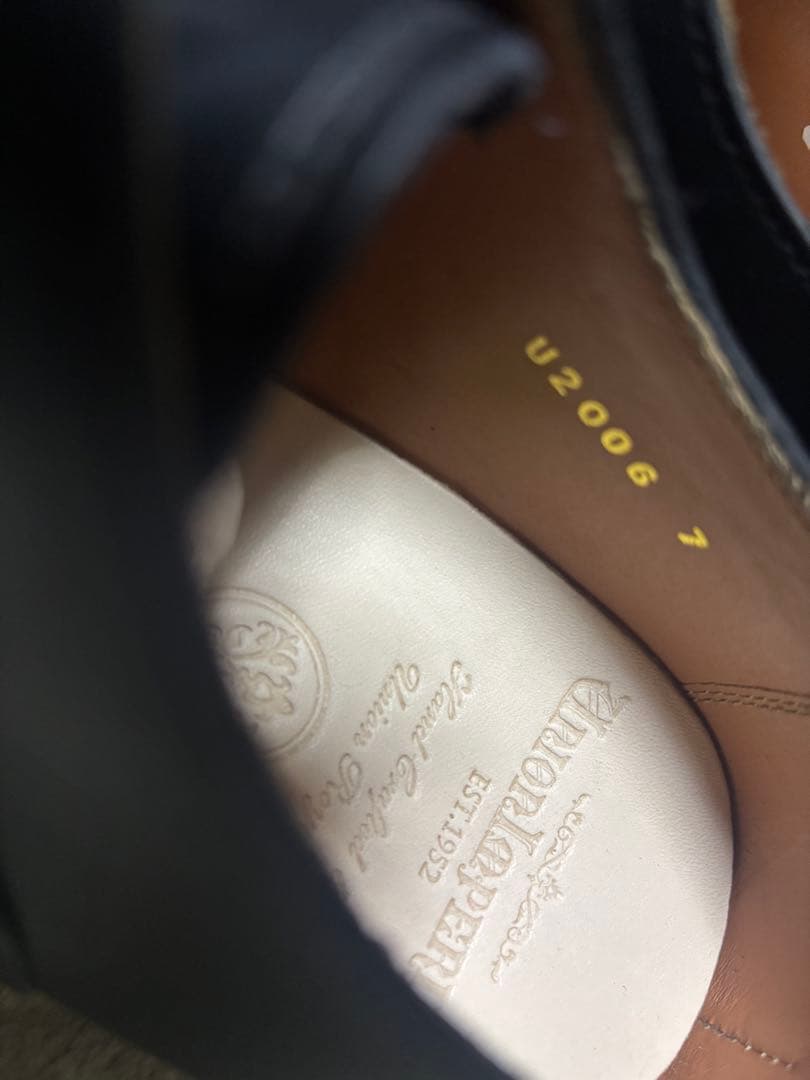 新品　ユニオンインペリアル　U2006 ビジネスシューズ　7EEE 25