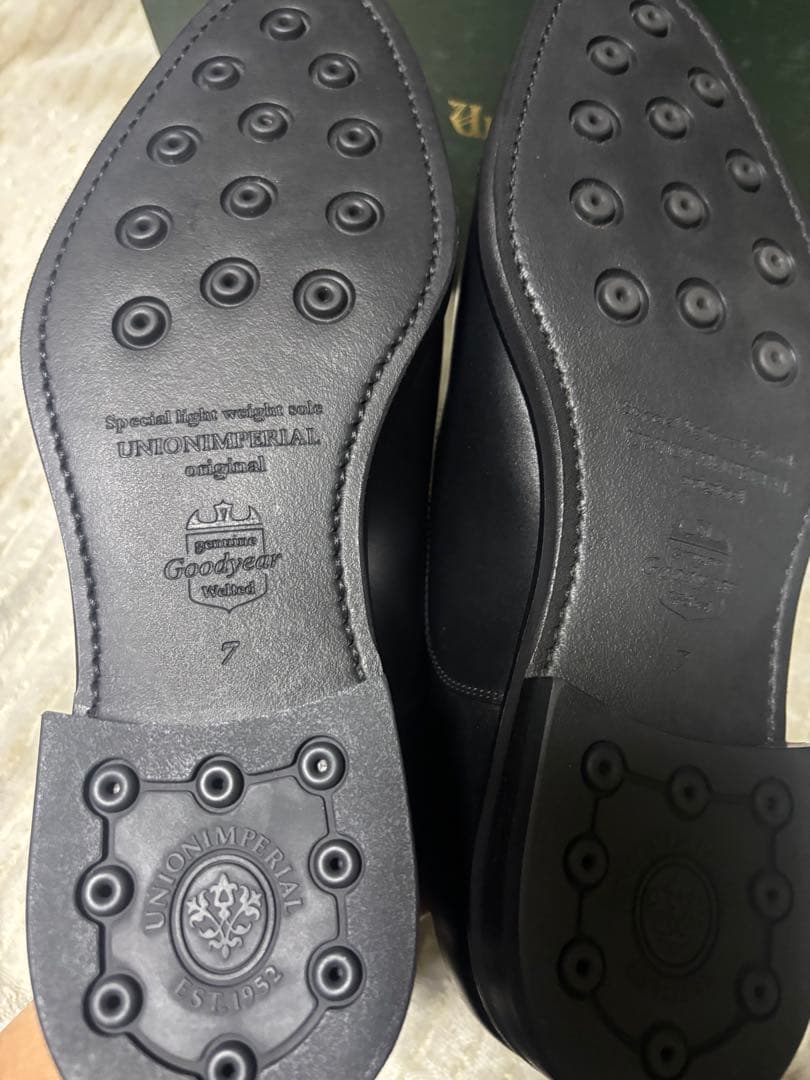 新品　ユニオンインペリアル　U2006 ビジネスシューズ　7EEE 25