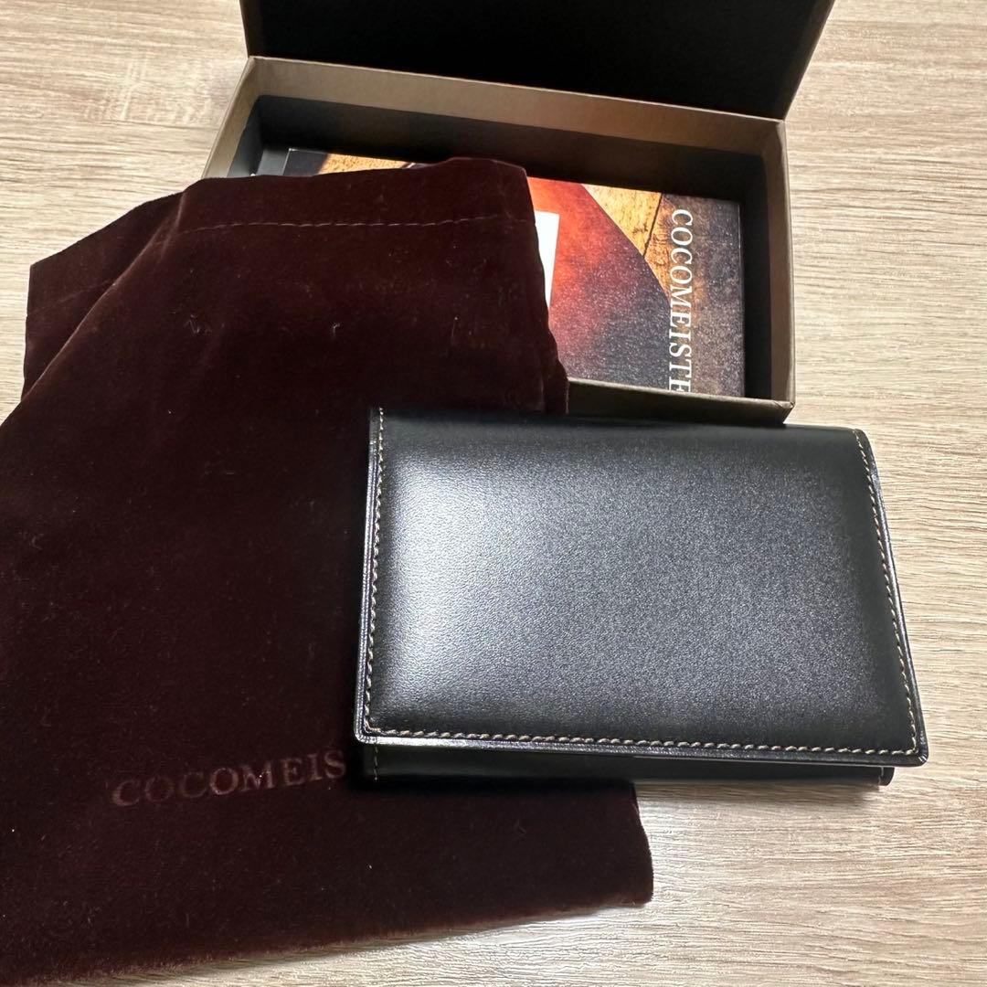 ココマイスター 名刺入れ 新品　ブラック