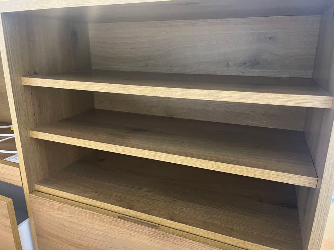 美品☆dinos アイランドカウンター 幅150cm オーク　キッチン収納