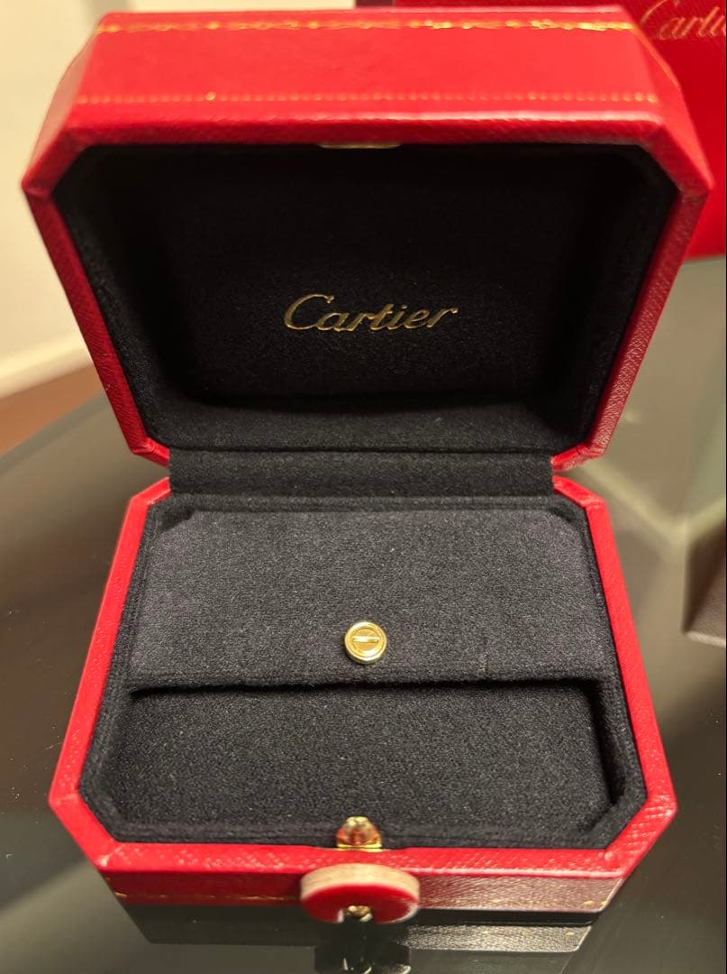 Cartier シングル LOVEピアス(片耳用) イエローゴールド