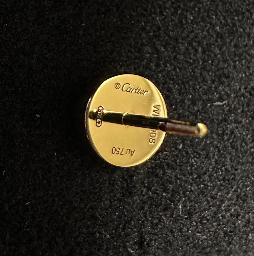 Cartier シングル LOVEピアス(片耳用) イエローゴールド