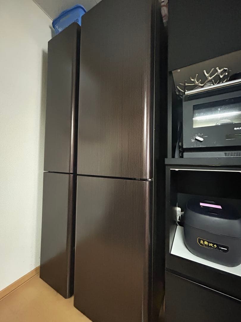 AQUA 4ドア　冷蔵庫　木目　512L