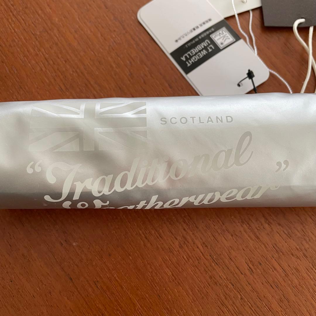 【新品】別注 トラディショナルウェザーウェア 日傘 折りたたみ傘 シルバー