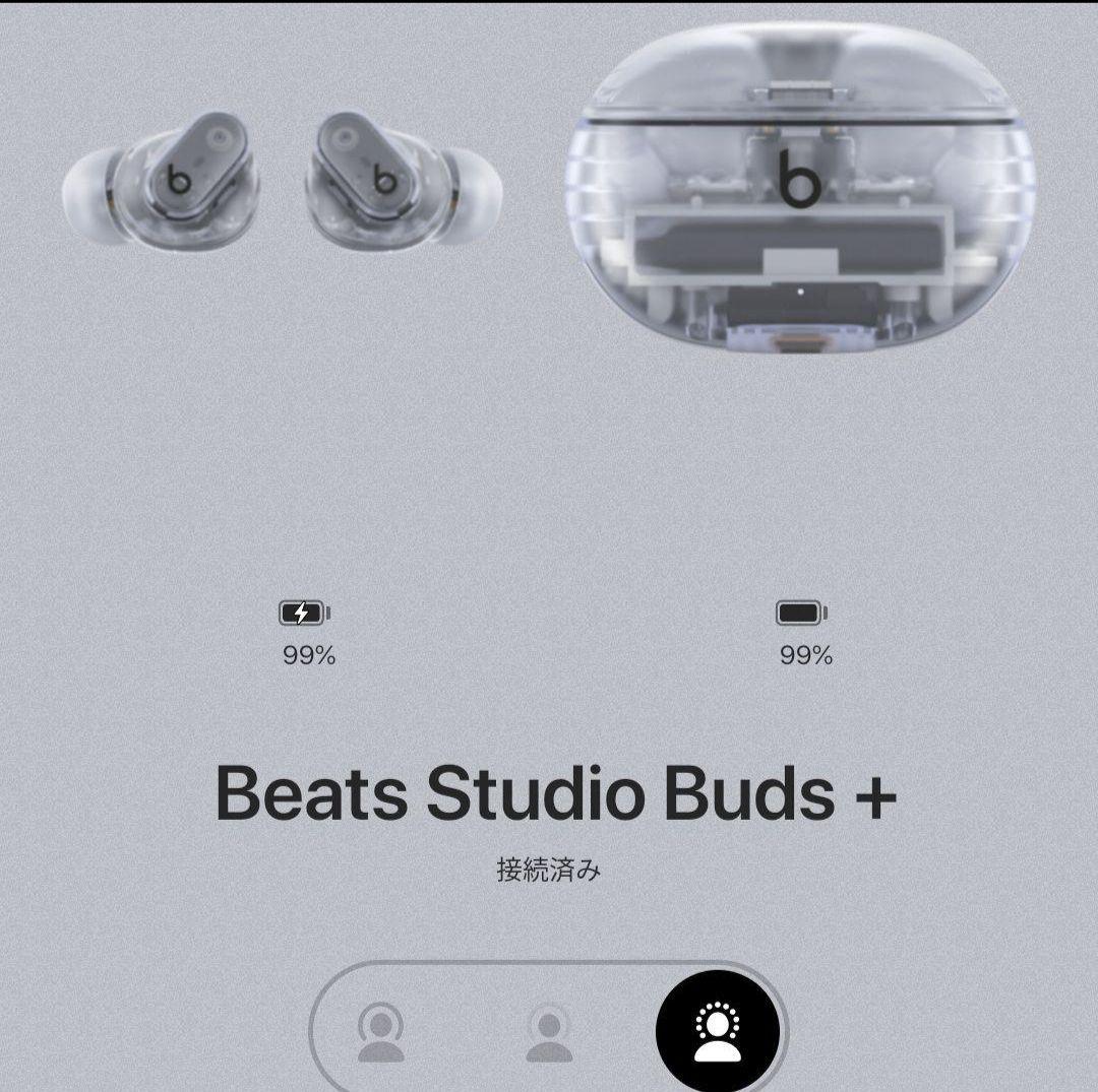 Beats ビーツ Beats Studio Buds+ 　人気カラー　クリア