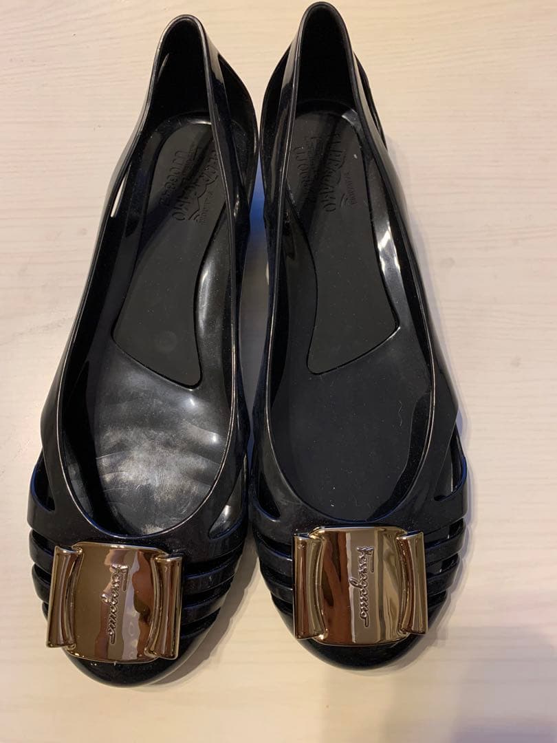 ニム　‼️ フェラガモ ラバーシューズ 10 ２点おまとめ