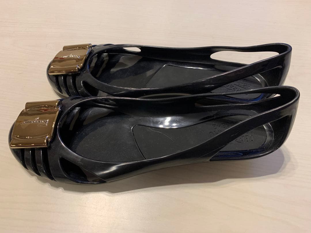 ニム　‼️ フェラガモ ラバーシューズ 10 ２点おまとめ