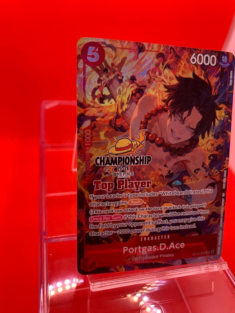 【英語版】エース チャンピオンシップ25-26 Top player