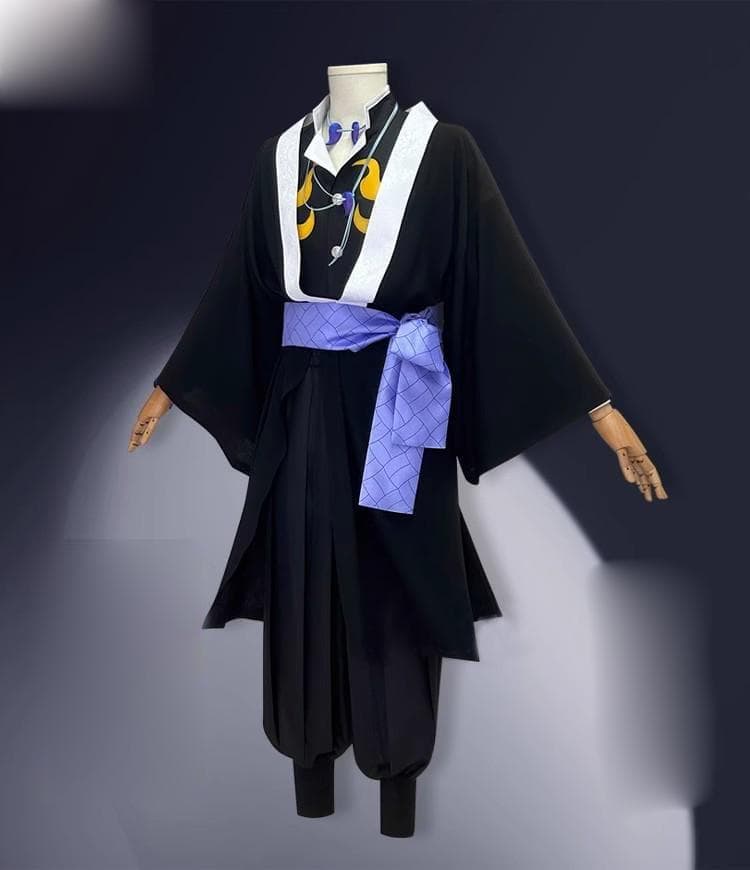 カザナ リンク 獪岳（かいがく） コスプレ衣装 L 道具刀 ウィッグ高品質