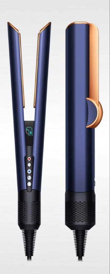 ネイビー ストレートアイロン 温度調整機能付き