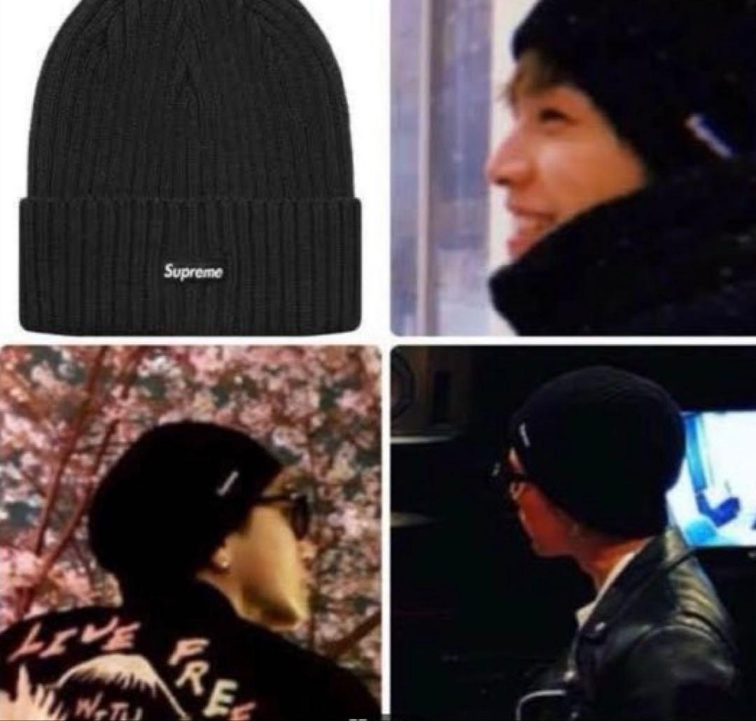 新品25SS supreme Overdyed Beanie Black 黒