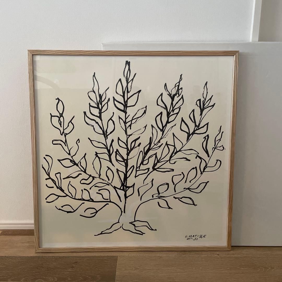 三連休限定値下げ！！【IDEE 】アートポスター アンリ・マティス 低木