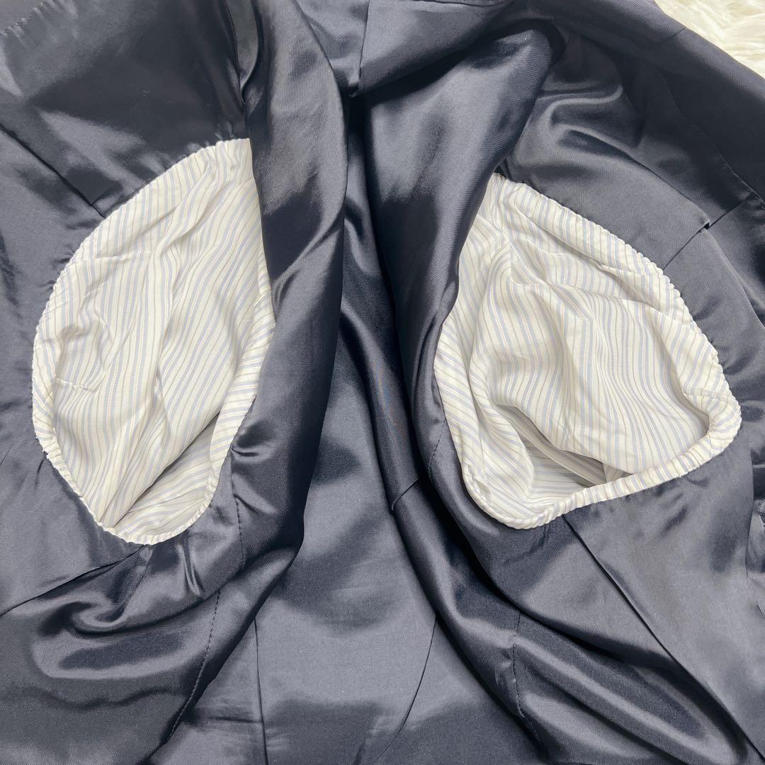 ミツミネ スーツ セットアップ ネイビー Drago Super150’s