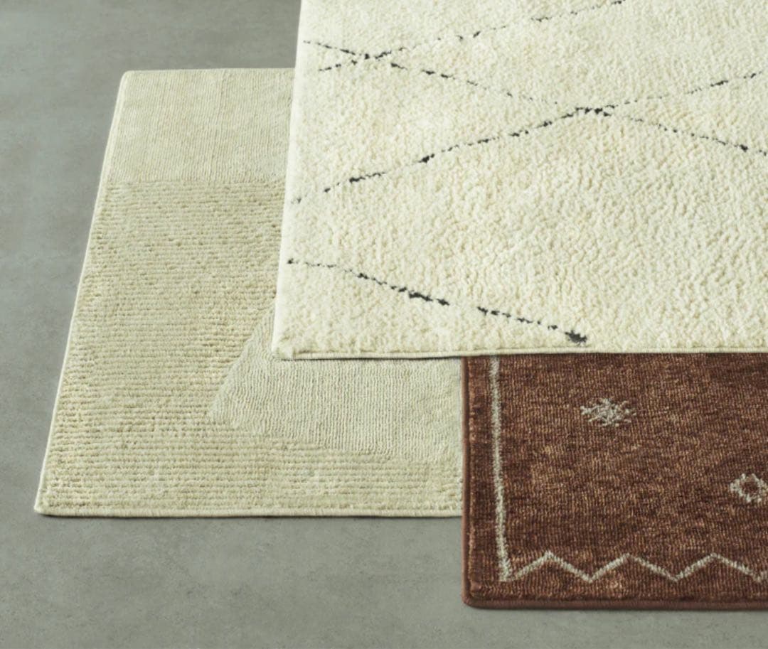 ウニコ SAMIRA(サミラ) ラグ テラコッタ 200×200