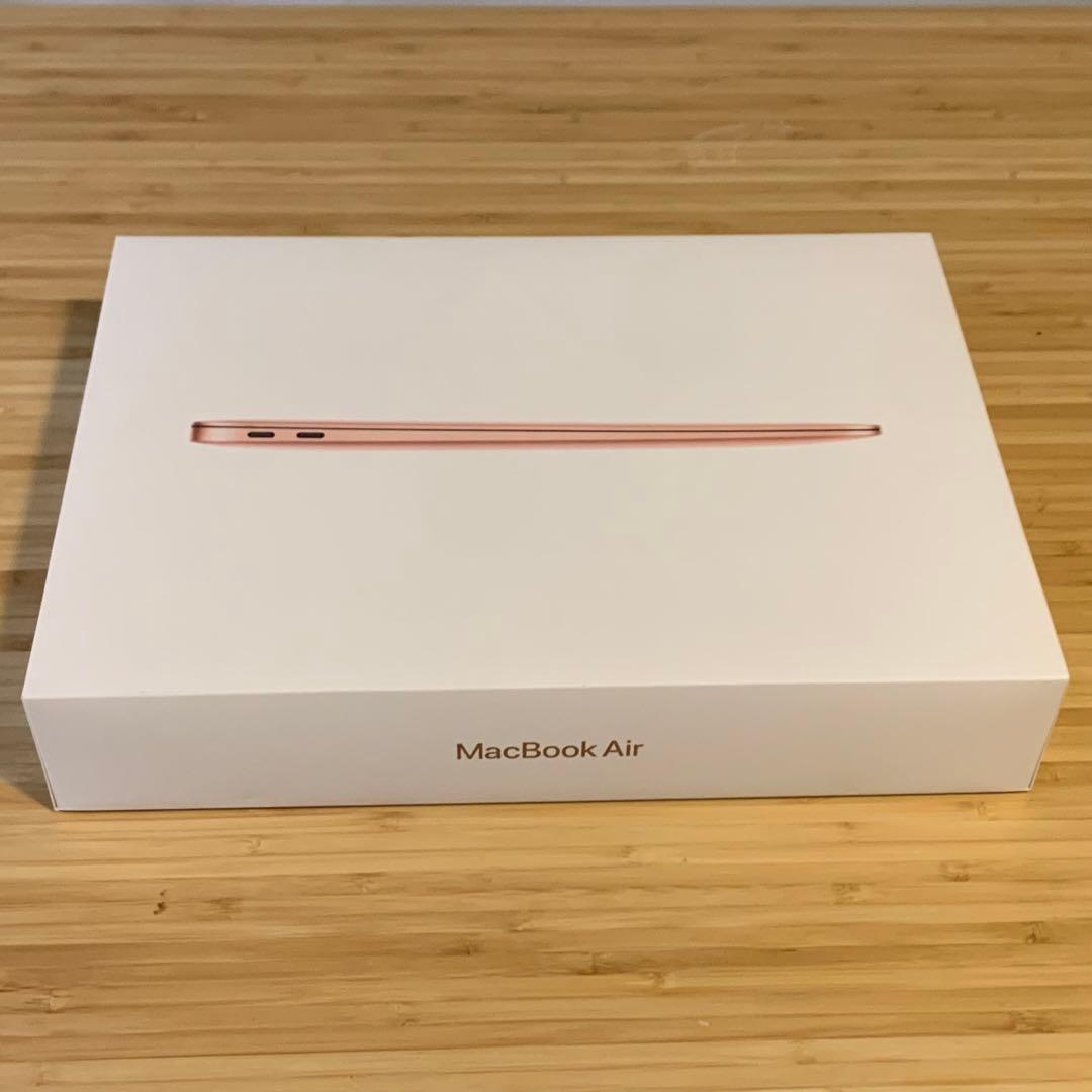 MacBookAirゴールドM1 512GB メモリ8GB 保護フィルム付