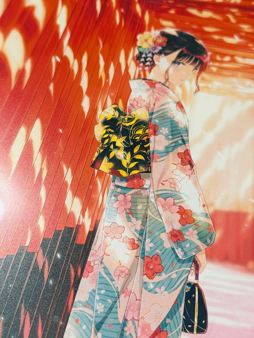 Hiten 版画 漆版 緋色の心 アールジュネス アールビバン