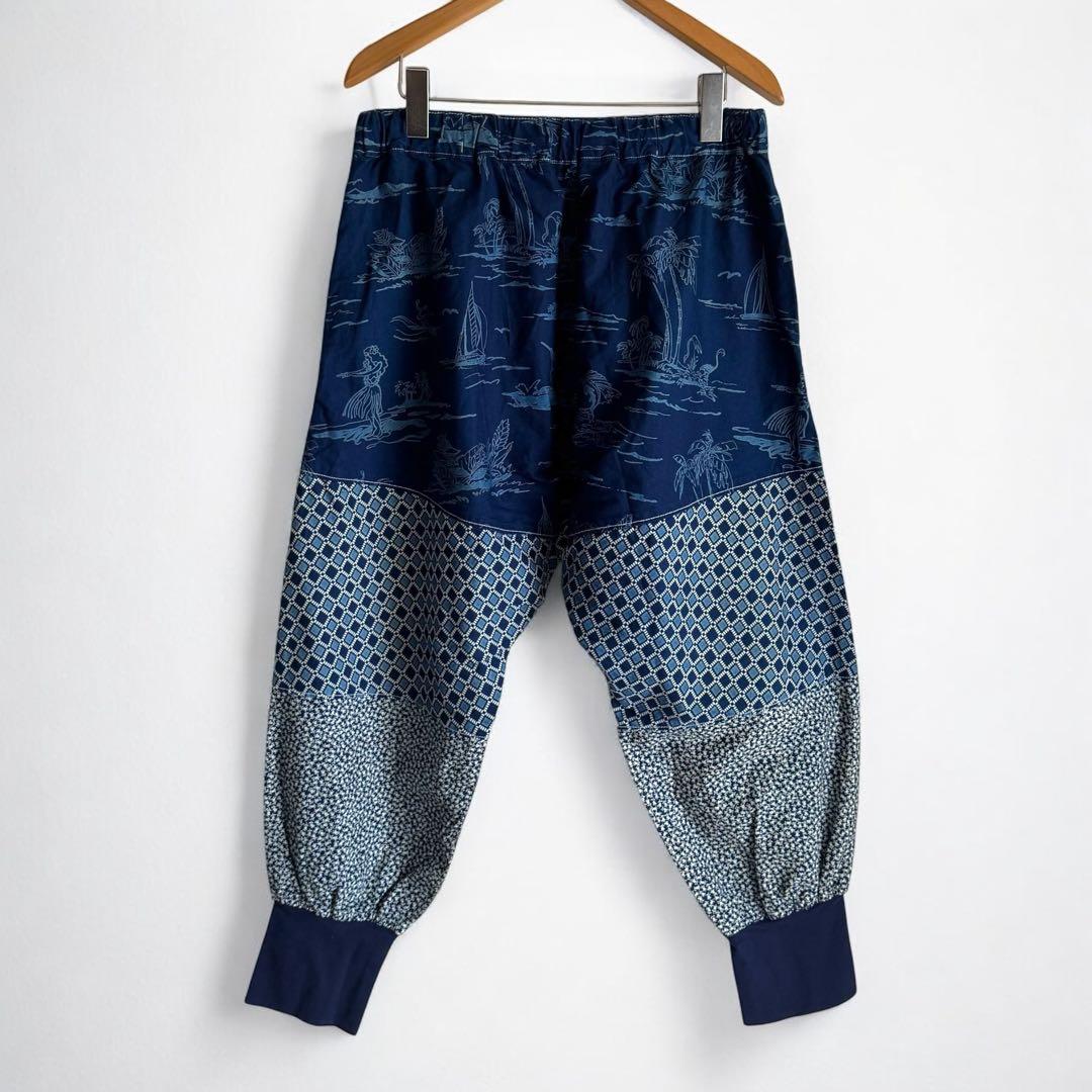 1325◆メルシーボークー マリン サルエルパンツ モロモロインディゴ 3