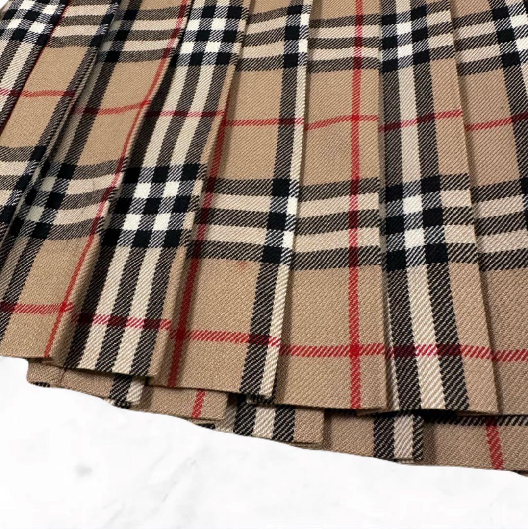 BURBERRY バーバリーブルーレーベル ノバチェック 巻きスカート 38