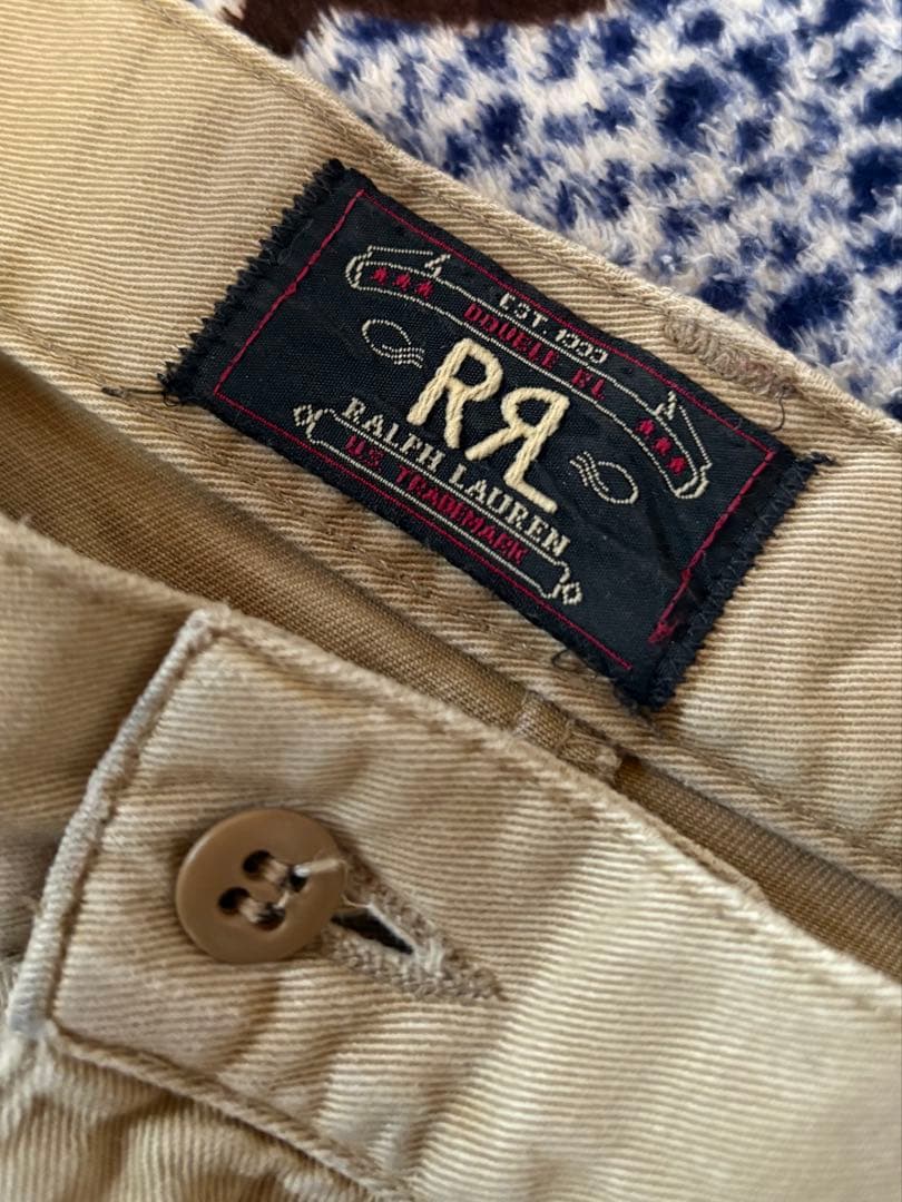 90's - RRL USA製 テーパードチノパンツ 三つ星タグ 30×31