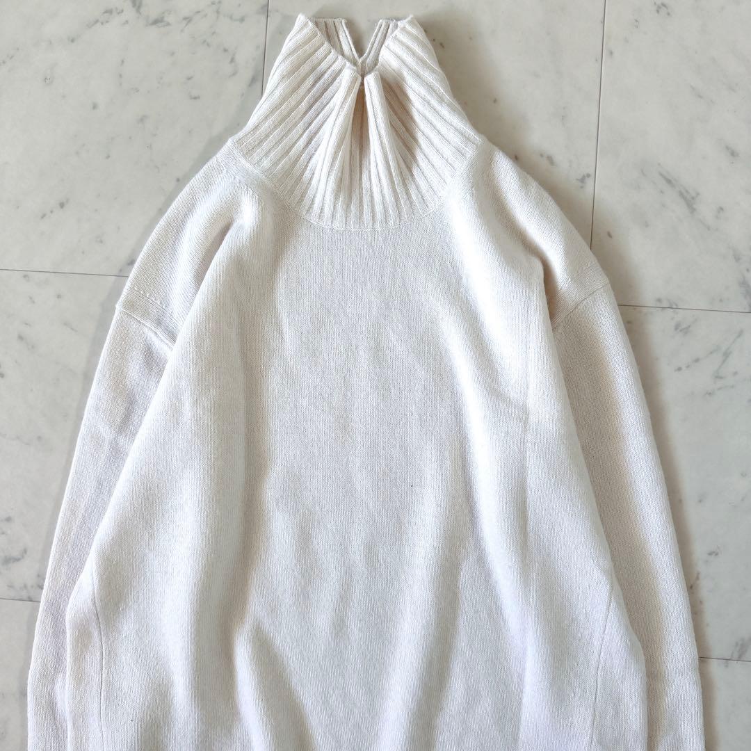 美品♪エストネーション ウールカシミヤハイネックワンピース 近年モデル タートル