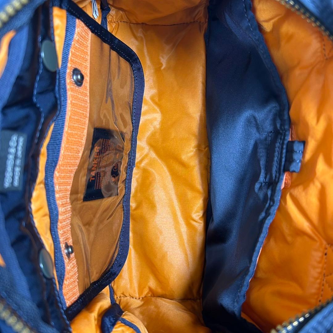 【極美品/現行】ポーター タンカー 吉田カバン 2way ミニボストンバッグ 紺