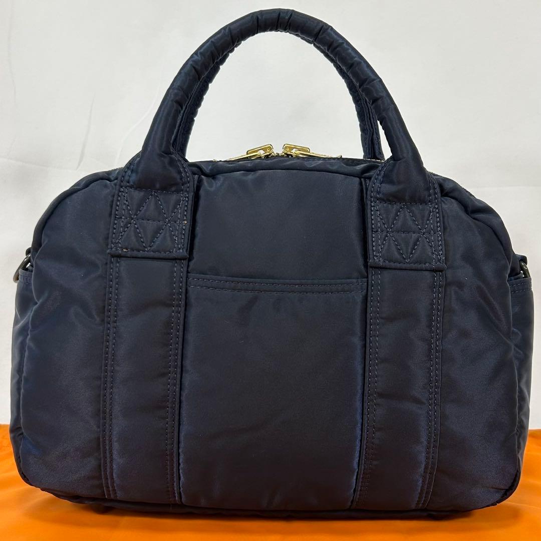 【極美品/現行】ポーター タンカー 吉田カバン 2way ミニボストンバッグ 紺