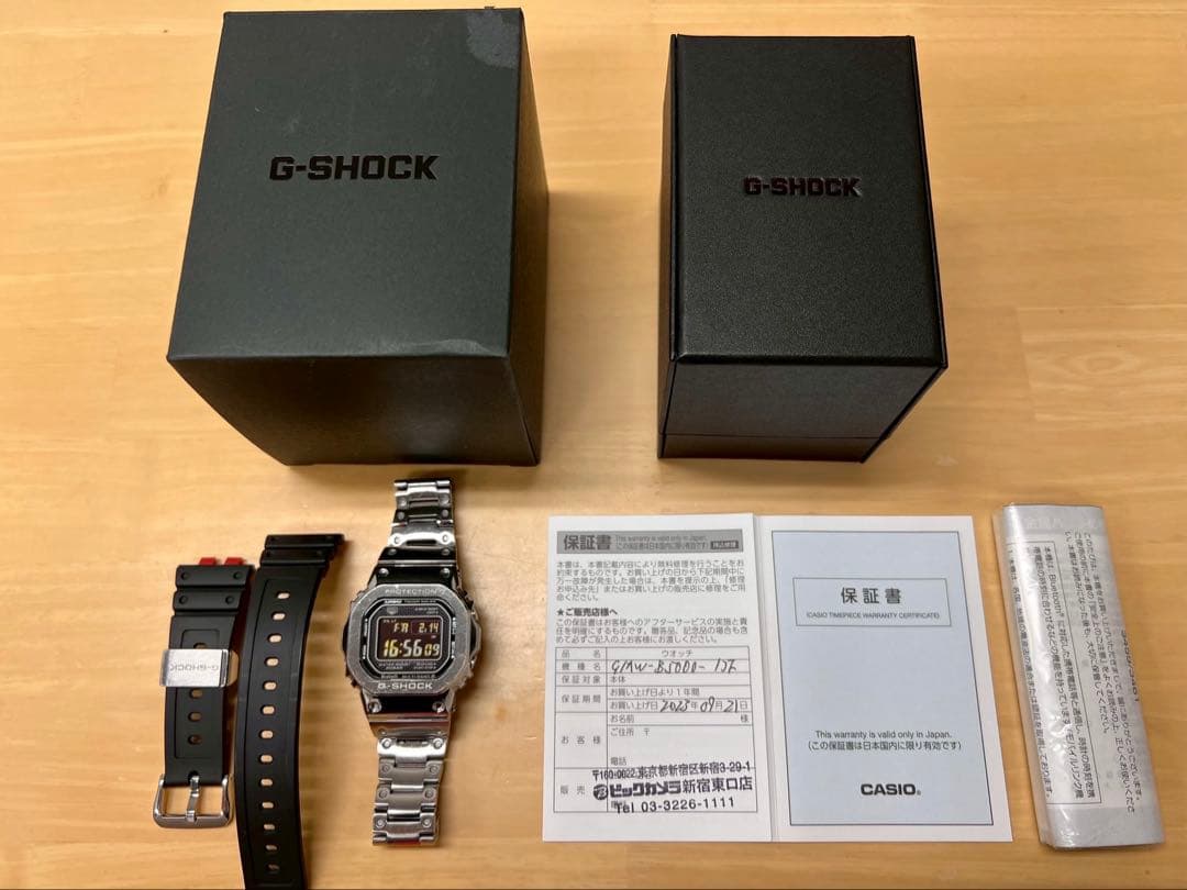 【美品】CASIO カシオ G-SHOCK GMW-B5000-1JF