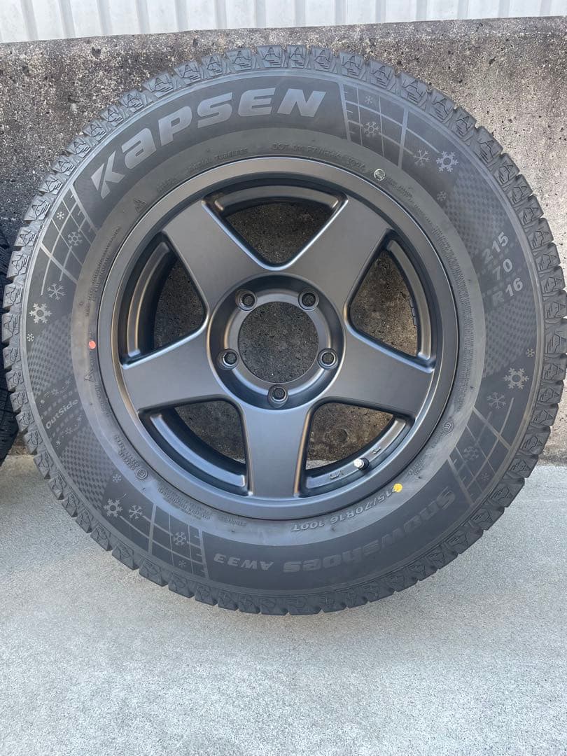 ★ジムニーシエラ　スタッドレスタイヤホイール4本セット（対面受渡希望）