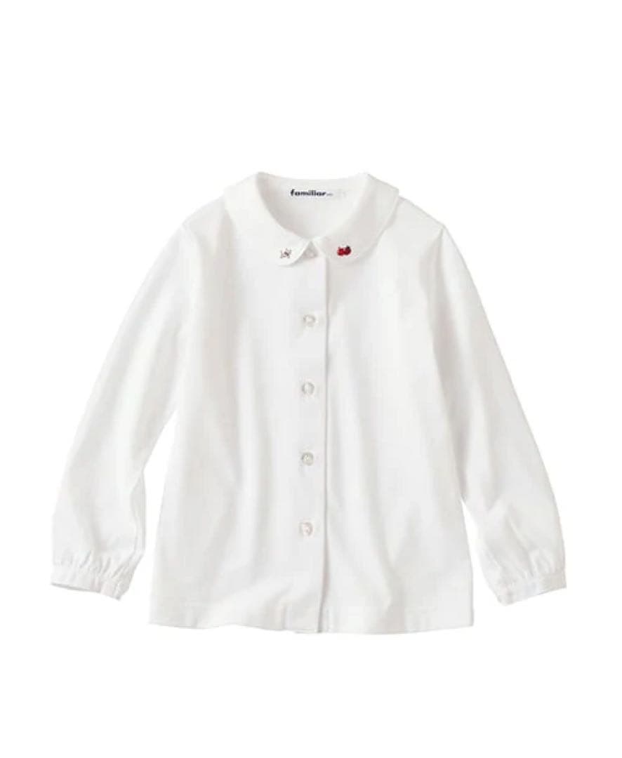 ゆきだるま 新品 ファミリア ブラウス 100