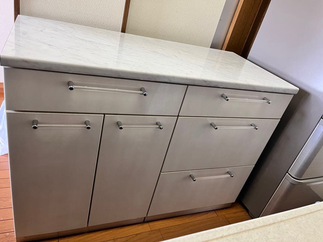 ac AYANO キッチンカウンター 幅120cm 食器棚 レンジ台