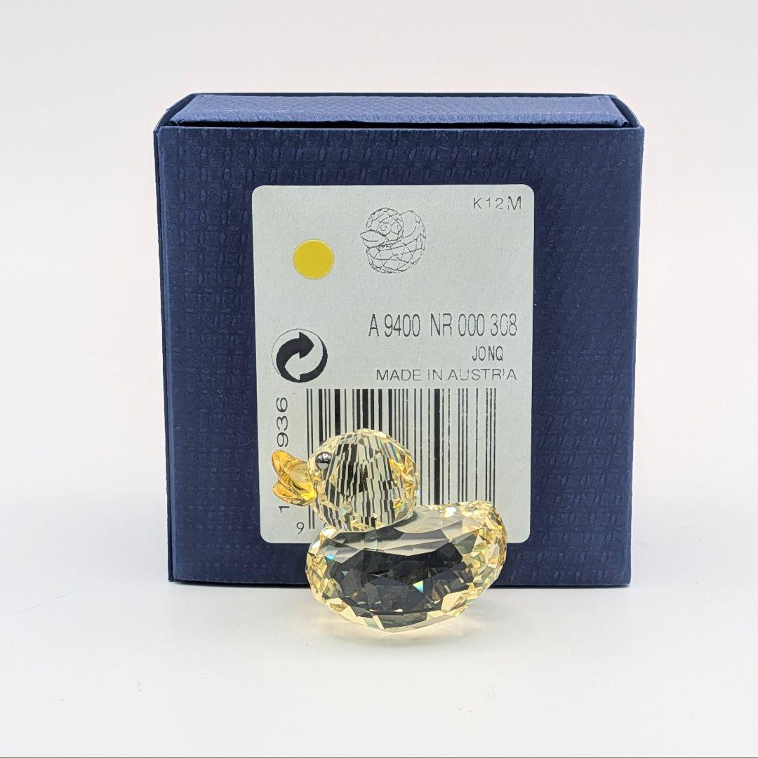 【S】 スワロフスキー あひる ダック クリスタル 置物 3個セット 箱付