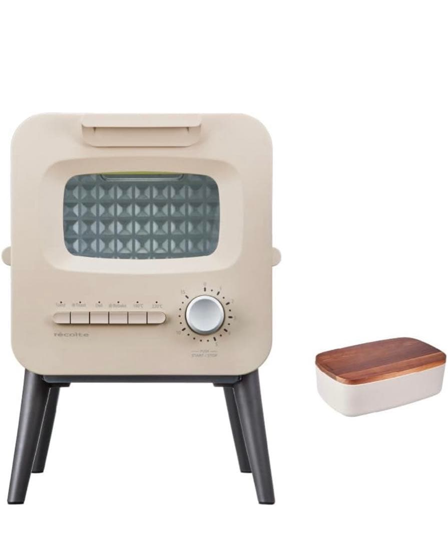 récolte ルコルト トースター クリーム色 ブレッドケース付き 新品未使用