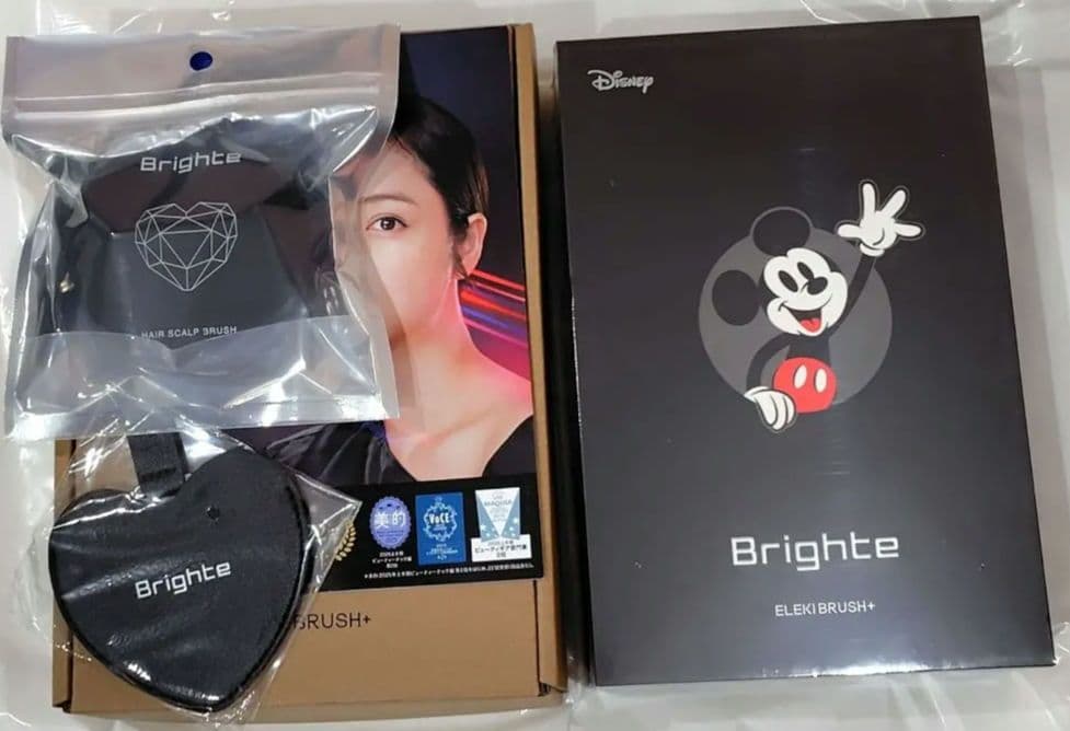 未開封　期間限定　ミッキーデザイン　エレキブラシ＋　ハートセット 　黒