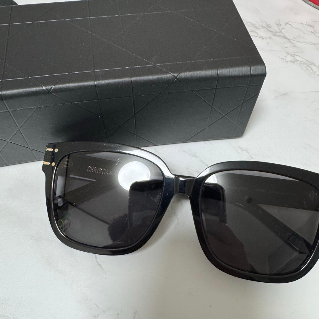 Christian Dior ブラック サングラス ケース付き