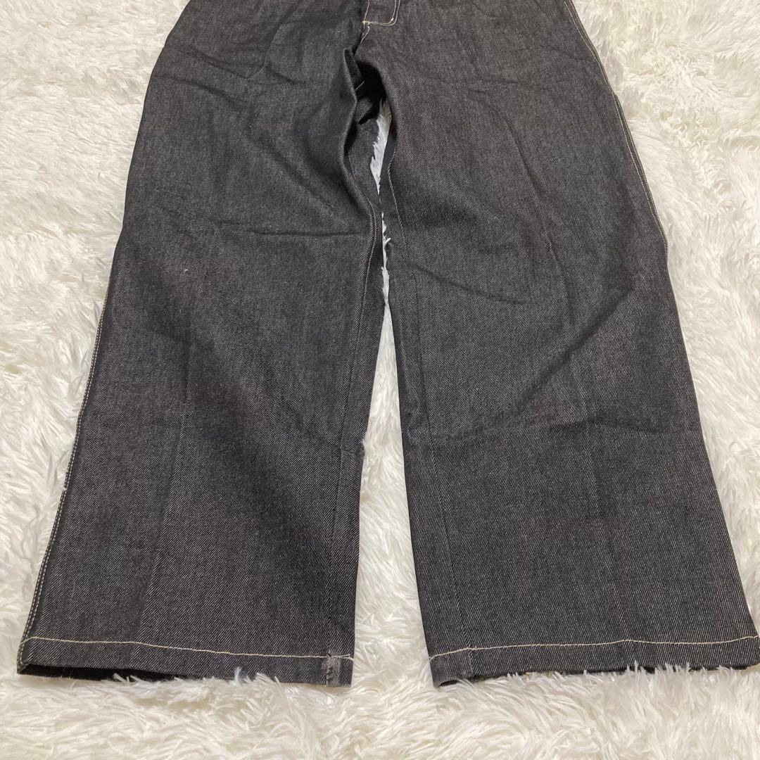 SouthPole W36ウォッシュブラック デニム ペインター バギーパンツ
