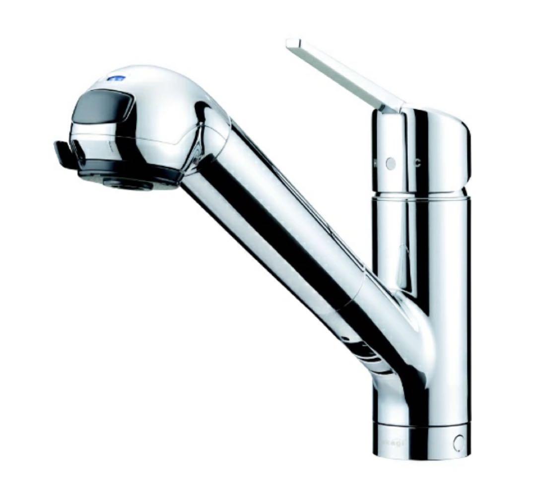 タカギ 蛇口一体型浄水器スタンダード シングルレバー混合栓 ワンホール型