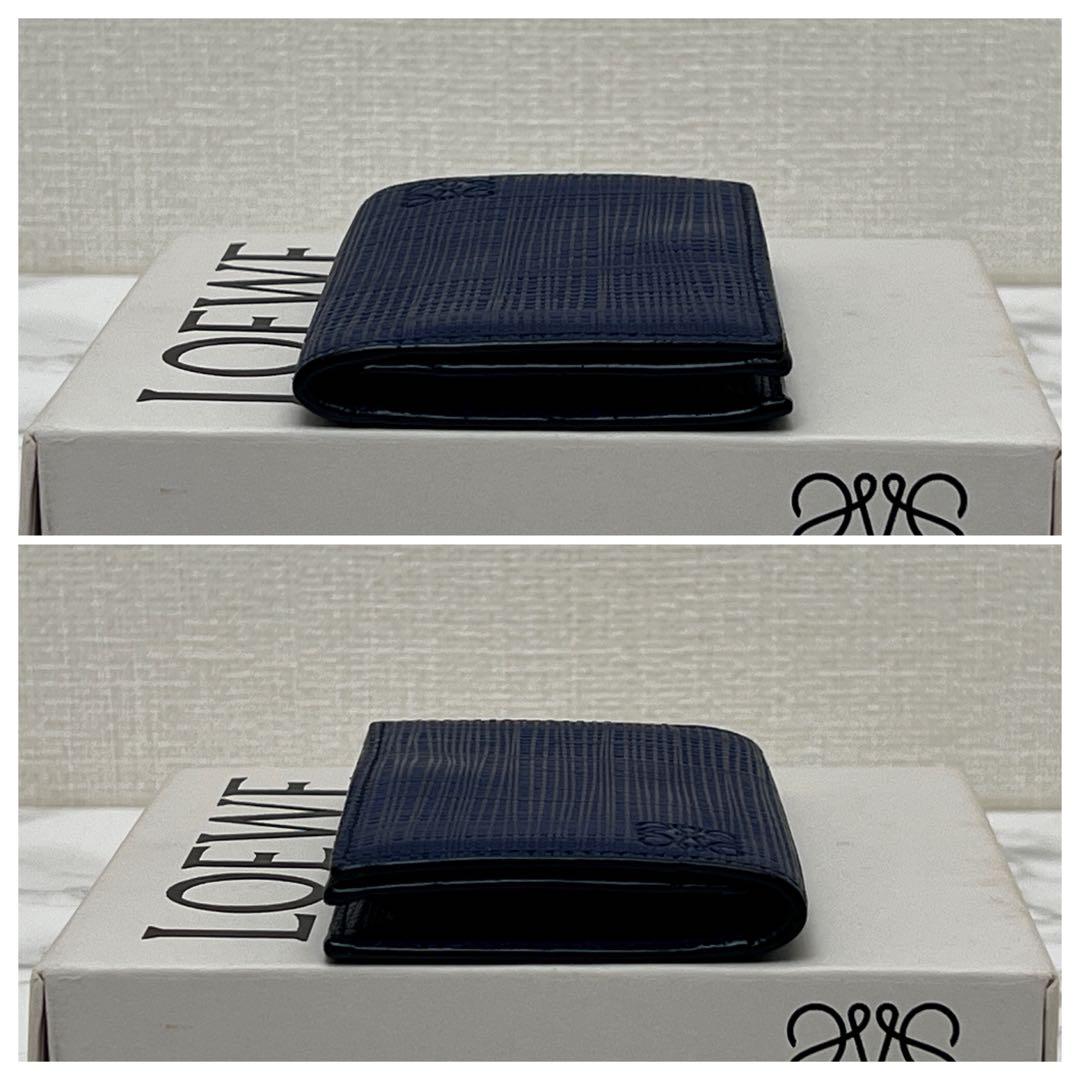 ロエベ ビジネスカードホルダー カードケース ネイビー LOEWE